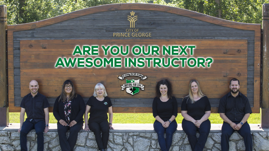 PG Driving For Life Hiring Ad reading Are you our next awesome instructor?